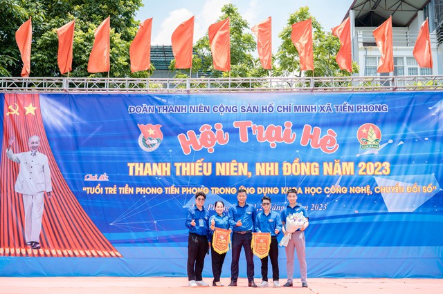 Hội Trại Hè TTN Năm 2023 Với Chủ Đề &quot;Tuổi Trẻ Tiền Phong Tiên Phong Trong Ứng Dụng Khoa Học Công Nghệ, Chuyển Đổi Số&quot; Thành Công Rực Rỡ - Ảnh 7.