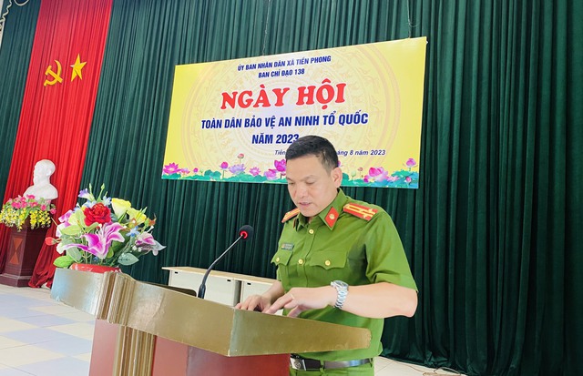 Ngày Hội Toàn Dân Bảo Vệ An Ninh Tổ Quốc Năm 2023 - Ảnh 1. Ngày Hội Toàn Dân Bảo Vệ An Ninh Tổ Quốc Năm 2023 - Ảnh 1.