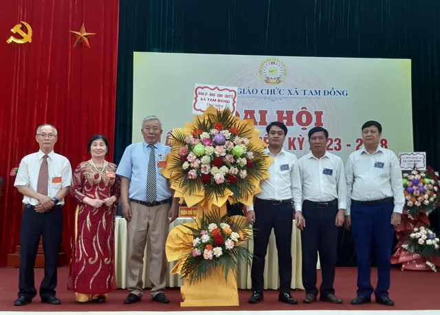 Đại hội Hội Cựu giáo chức xã Tam Đồng lần thứ III, nhiệm kỳ 2023-2028 - Ảnh 2. Đại hội Hội Cựu giáo chức xã Tam Đồng lần thứ III, nhiệm kỳ 2023-2028 - Ảnh 2.