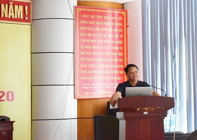 Mê Linh triển khai công tác thu thuế sử dụng đất phi nông nghiệp và quản lý thuế hộ kinh doanh - Ảnh 3. Mê Linh triển khai công tác thu thuế sử dụng đất phi nông nghiệp và quản lý thuế hộ kinh doanh - Ảnh 3.