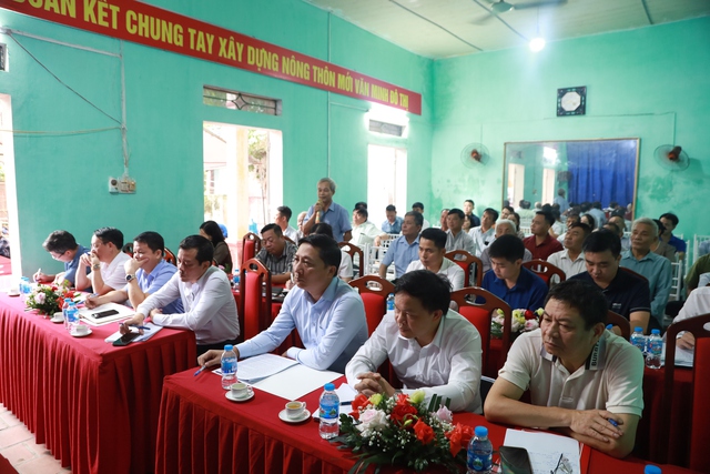 Đồng chí Bí thư Huyện ủy Nguyễn Thanh Liêm dự sinh hoạt với Chi bộ thôn Khê Ngoại 2, xã Văn Khê - Ảnh 2.
