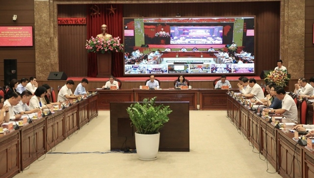 Thành phố Hà Nội tổ chức hội nghị giao ban quý III/2023 với các Quận, Huyện, Thị xã - Ảnh 2.
