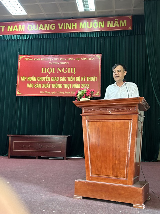 HỘI NGHỊ TẬP HUẤN CHUYỂN GIAO CÁC TIẾN BỘ KỸ THUẬT VÀO SẢN XUẤT TRỒNG TRỌT NĂM 2023 - Ảnh 1. HỘI NGHỊ TẬP HUẤN CHUYỂN GIAO CÁC TIẾN BỘ KỸ THUẬT VÀO SẢN XUẤT TRỒNG TRỌT NĂM 2023 - Ảnh 1.