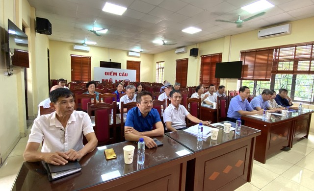 Hội Nạn nhân chất độc da cam/dioxin thành phố Hà Nội giao ban cụm thi đua số 3 tại huyện Mê Linh - Ảnh 1.