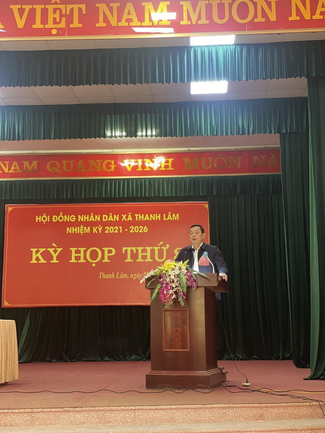 HĐND xã Thanh Lâm tổ chức thành công kỳ họp thứ 8- HĐND xã, nhiệm kỳ 2021-2026- Ảnh 10.