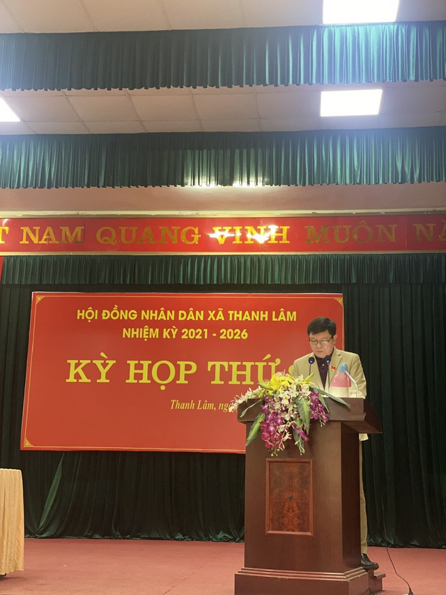 HĐND xã Thanh Lâm tổ chức thành công kỳ họp thứ 8- HĐND xã, nhiệm kỳ 2021-2026- Ảnh 2.