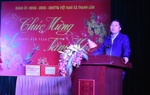 Bí thư Huyện ủy Nguyễn Thanh Liêm dự gặp mặt Tết Nguyên đán Giáp Thìn tại xã Thanh Lâm- Ảnh 2.