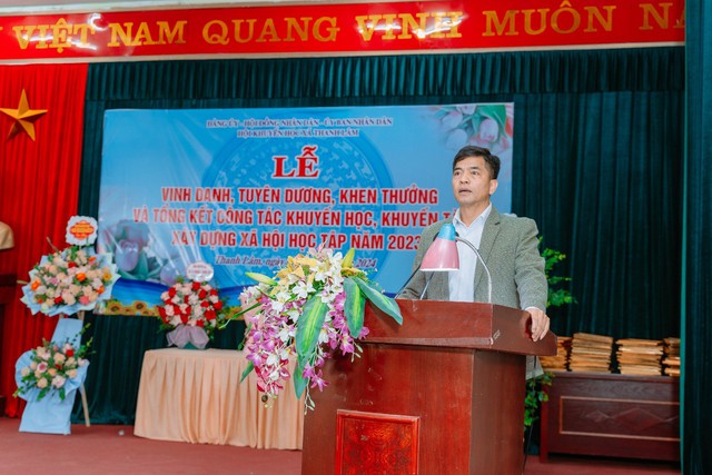 Hội Khuyến học xã Thanh Lâm tổ chức lễ vinh danh, tuyên dương, khen thưởng và tổng kết công tác khuyến học, khuyến tài, xây dựng xã hội học tập năm 2023- Ảnh 4.