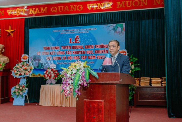 Hội Khuyến học xã Thanh Lâm tổ chức lễ vinh danh, tuyên dương, khen thưởng và tổng kết công tác khuyến học, khuyến tài, xây dựng xã hội học tập năm 2023- Ảnh 7.