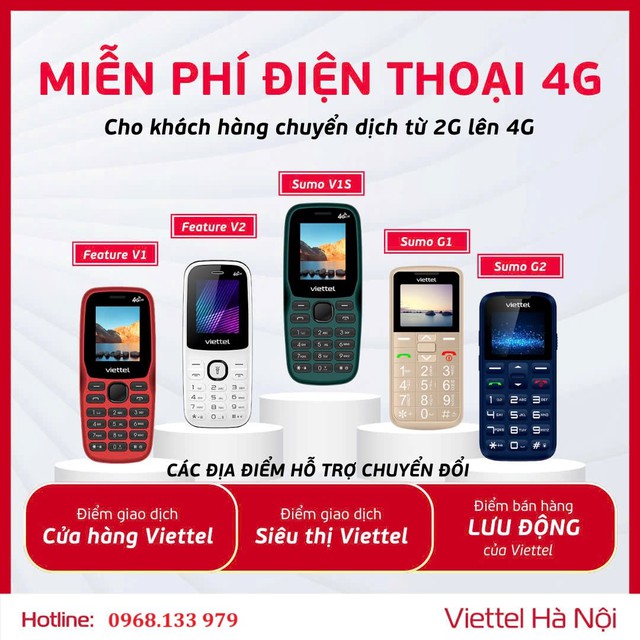 Viettel Mê Linh miễn phí máy điện thoại 4G cho người dân đang sử dụng máy 2G- Ảnh 1.