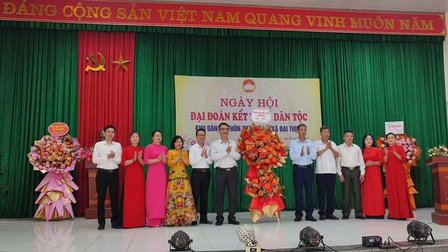 Ngày hội Đại đoàn kết toàn dân tộc thôn Thường Lệ, xã Đại Thịnh- Ảnh 1.