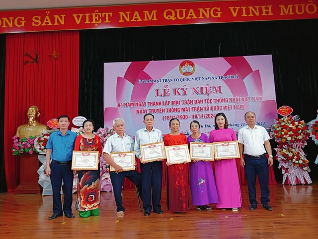 Lễ kỷ niệm 94 năm ngày thành lập Mặt trận dân tộc thống nhất Việt Nam, ngày truyền thống MTTQ Việt Nam (18/11/1930 – 18/11/2024)- Ảnh 7.