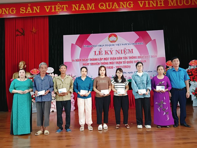 Lễ kỷ niệm 94 năm ngày thành lập Mặt trận dân tộc thống nhất Việt Nam, ngày truyền thống MTTQ Việt Nam (18/11/1930 – 18/11/2024)- Ảnh 9.