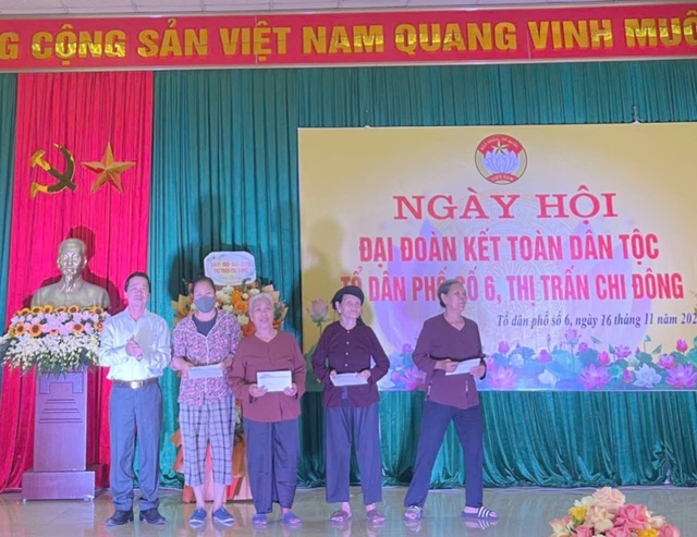 Tưng bừng Ngày hội Đại đoàn kết toàn dân tộc ở khu dân cư tổ dân phố số 6, thị trấn Chi Đông- Ảnh 7.