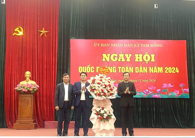 Xã Tam Đồng tổ chức Ngày hội Quốc phòng toàn dân năm 2024- Ảnh 2.