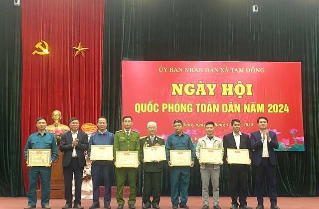 Xã Tam Đồng tổ chức Ngày hội Quốc phòng toàn dân năm 2024- Ảnh 4.