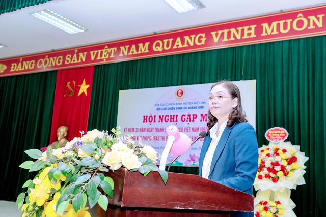 Hội Cựu chiến binh xã Hoàng Kim tổ chức Hội nghị gặp mặt kỷ niệm 35 năm ngày thành lập Hội Cựu chiến binh Việt Nam (06/12/1989 - 06/12/2024) và tổng kết phong trào thi đua "Cựu chiến binh gương mẫu" năm 2024.- Ảnh 4.