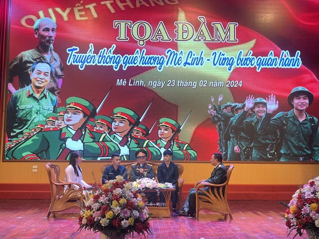 UBND huyện Mê Linh gặp mặt thanh niên chuẩn bị lên đường nhập ngũ năm 2024- Ảnh 2.