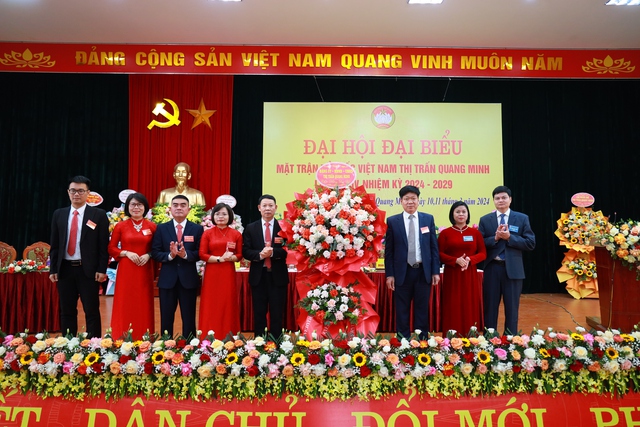 Đại hội đại biểu MTTQ Việt Nam thị trấn Quang Minh lần thứ IV, nhiệm kỳ 2024 - 2029 thành công tốt đẹp- Ảnh 7.