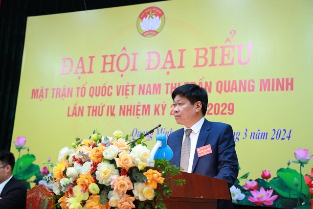 Đại hội đại biểu MTTQ Việt Nam thị trấn Quang Minh lần thứ IV, nhiệm kỳ 2024 - 2029 thành công tốt đẹp- Ảnh 4.