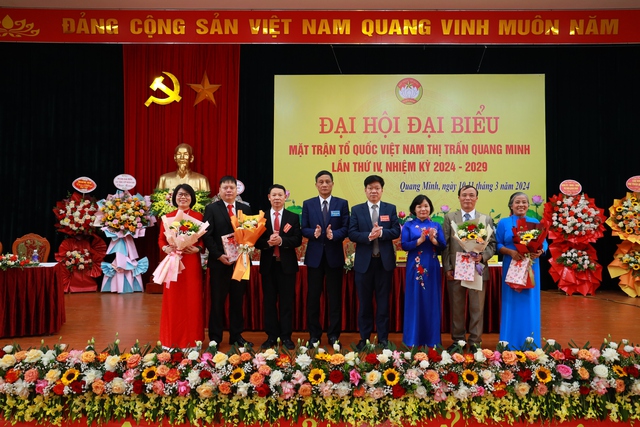 Đại hội đại biểu MTTQ Việt Nam thị trấn Quang Minh lần thứ IV, nhiệm kỳ 2024 - 2029 thành công tốt đẹp- Ảnh 6.