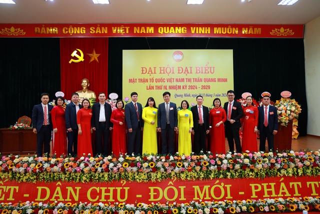 Đại hội đại biểu MTTQ Việt Nam thị trấn Quang Minh lần thứ IV, nhiệm kỳ 2024 - 2029 thành công tốt đẹp- Ảnh 10.