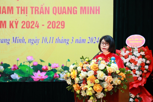 Đại hội đại biểu MTTQ Việt Nam thị trấn Quang Minh lần thứ IV, nhiệm kỳ 2024 - 2029 thành công tốt đẹp- Ảnh 2.