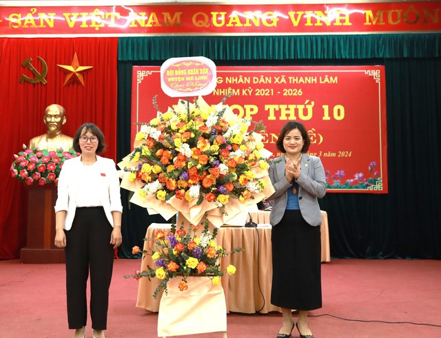 Đồng chí Đỗ Thị Hà được bầu giữ chức Phó Chủ tịch HĐND xã Thanh Lâm, nhiệm kỳ 2021 - 2026- Ảnh 1.