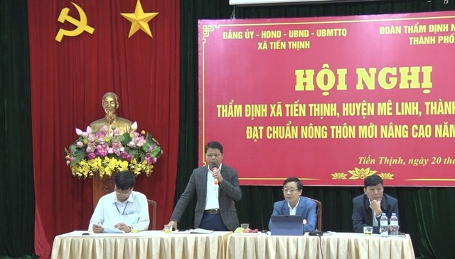 Thẩm định 3 xã Tam Đồng, Tiến Thịnh, Đại Thịnh đạt chuẩn nông thôn mới nâng cao và Liên Mạc đạt chuẩn nông thôn mới kiểu mẫu năm 2023- Ảnh 3.