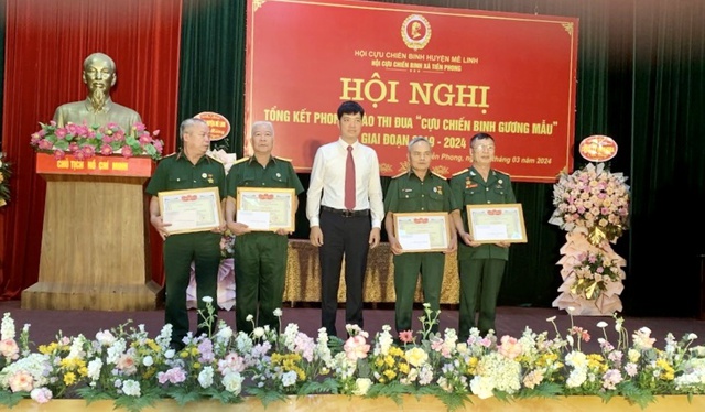 Hội Cựu Chiến Binh xã Tiền Phong tổng kết phong trào thi đua "Cựu chiến binh gương mẫu" giai đoạn 2019 - 2024- Ảnh 1.