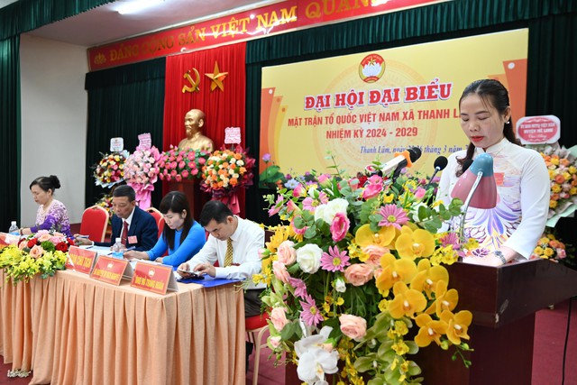 Đại hội đại biểu MTTQ Việt Nam xã Thanh Lâm, nhiệm kỳ 2024 - 2029 thành công tốt đẹp- Ảnh 2.