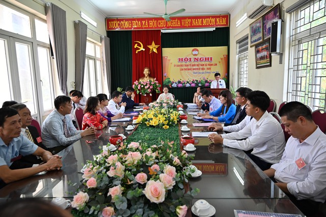 Đại hội đại biểu MTTQ Việt Nam xã Thanh Lâm, nhiệm kỳ 2024 - 2029 thành công tốt đẹp- Ảnh 14.