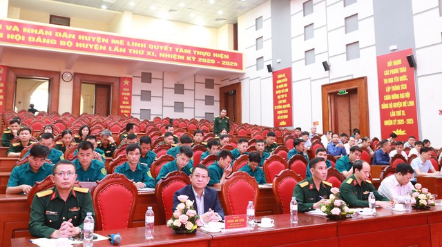 Huyện Mê Linh tổng kết công tác tuyển chọn, gọi công dân nhập ngũ năm 2024- Ảnh 1.