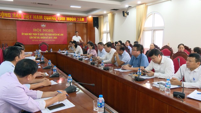 Tích cực chuẩn bị tổ chức Đại hội MTTQ Việt Nam huyện Mê Linh, nhiệm kỳ 2024-2029.- Ảnh 1.