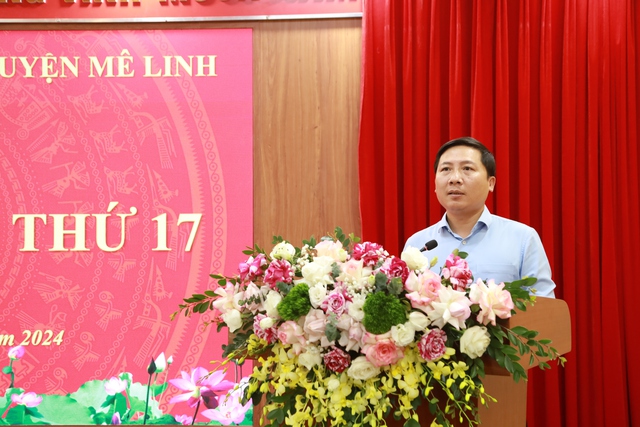 Hội nghị Ban Chấp hành Đảng bộ huyện Mê Linh lần thứ 17- Ảnh 5.