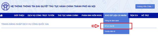 Hướng dẫn khai thông tin và nộp hồ sơ yêu cầu cấp phiếu Lý lịch  tư pháp trực tuyến toàn trình qua Hệ thống thông tin giải quyết thủ tục hành chính thành phố Hà Nội- Ảnh 16.