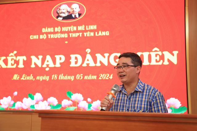 Chi bộ Trường THPT Yên Lãng kết nạp Đảng cho 03 học sinh- Ảnh 1. Chi bộ Trường THPT Yên Lãng kết nạp Đảng cho 03 học sinh- Ảnh 1.
