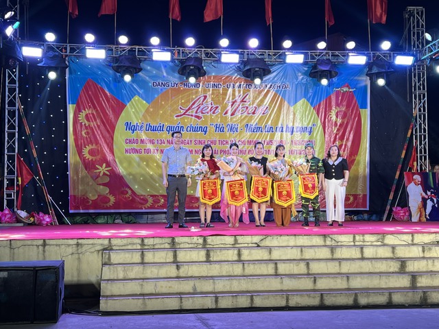 LIÊN HOAN NGHỆ THUẬT QUẦN CHÚNG “HÀ NỘI - NIỀM TIN VÀ HY VỌNG” XÃ THẠCH ĐÀ NĂM 2024.
- Ảnh 3. LIÊN HOAN NGHỆ THUẬT QUẦN CHÚNG “HÀ NỘI - NIỀM TIN VÀ HY VỌNG” XÃ THẠCH ĐÀ NĂM 2024.
- Ảnh 3.