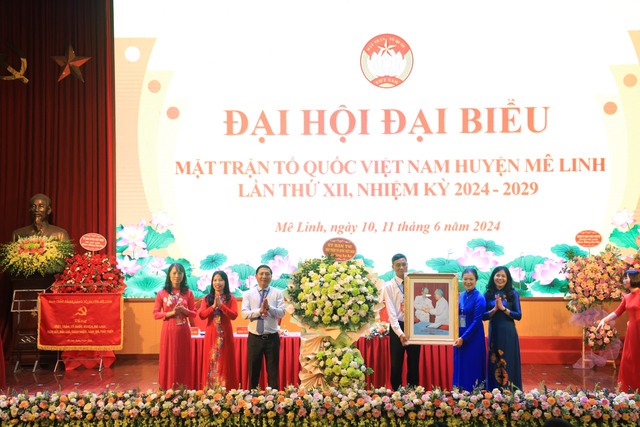 Đại hội đại biểu MTTQ Việt Nam huyện Mê Linh nhiệm kỳ 2024-2029 thành công tốt đẹp- Ảnh 1.
