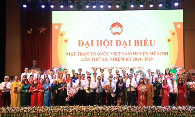 Đại hội đại biểu MTTQ Việt Nam huyện Mê Linh nhiệm kỳ 2024-2029 thành công tốt đẹp- Ảnh 4.