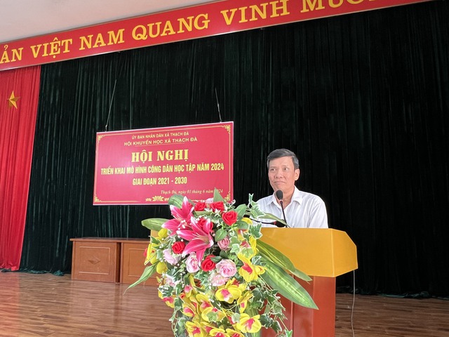 Xã Thạch Đà Triển khai “ mô hình công dân học tập năm 2024 giai đoạn 2021-2030.- Ảnh 1. Xã Thạch Đà Triển khai “ mô hình công dân học tập năm 2024 giai đoạn 2021-2030.- Ảnh 1.