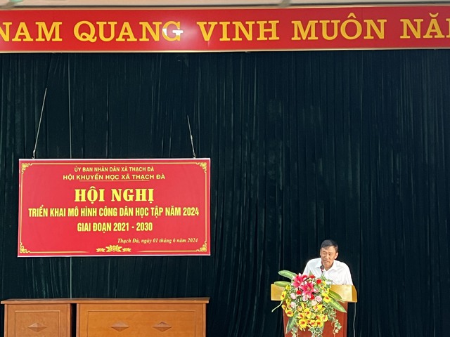 Xã Thạch Đà Triển khai “ mô hình công dân học tập năm 2024 giai đoạn 2021-2030.- Ảnh 4. Xã Thạch Đà Triển khai “ mô hình công dân học tập năm 2024 giai đoạn 2021-2030.- Ảnh 4.