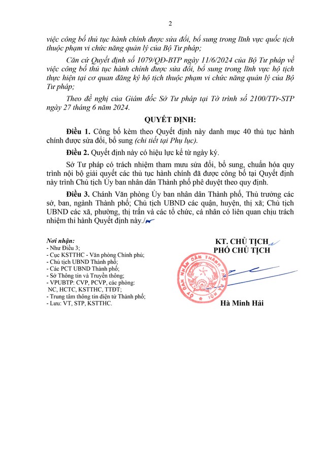 Thông báo niêm yết công khai danh mục TTHC được sửa đổi, bổ sung trong lĩnh vực hộ tịch, quốc tịch thuộc
thẩm quyền của UBND cấp xã- Ảnh 4.