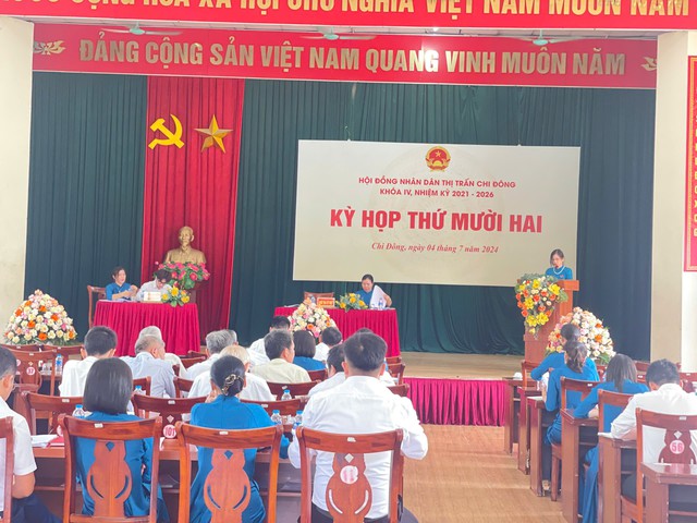 Thị trấn Chi Đông tổ chức kỳ họp thứ 12, HĐND thị trấn khóa IV nhiệm kỳ 2021 – 2026
- Ảnh 2.