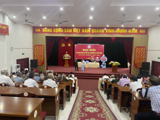 ĐẠI HỘI ĐẠI BIỂU HỘI NẠN NHÂN CHẤT ĐỘC DA CAM/DIOXIN XÃ TIẾN THỊNH NHIỆM KỲ 2024 - 2029- Ảnh 1. ĐẠI HỘI ĐẠI BIỂU HỘI NẠN NHÂN CHẤT ĐỘC DA CAM/DIOXIN XÃ TIẾN THỊNH NHIỆM KỲ 2024 - 2029- Ảnh 1.