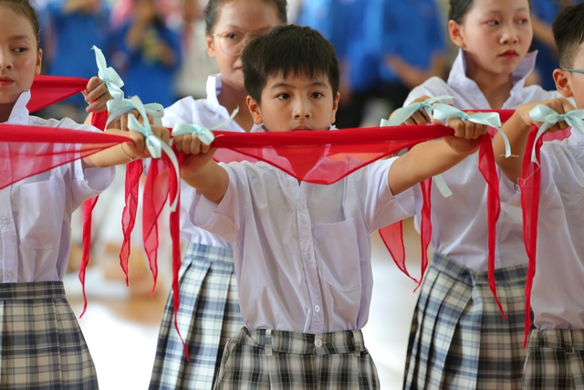 Sôi nổi hội trại hè - sân chơi bổ ích của thanh thiếu nhi thị trấn Chi Đông- Ảnh 9. Sôi nổi hội trại hè - sân chơi bổ ích của thanh thiếu nhi thị trấn Chi Đông- Ảnh 9.