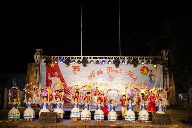 Sôi nổi hội trại hè - sân chơi bổ ích của thanh thiếu nhi thị trấn Chi Đông- Ảnh 8. Sôi nổi hội trại hè - sân chơi bổ ích của thanh thiếu nhi thị trấn Chi Đông- Ảnh 8.
