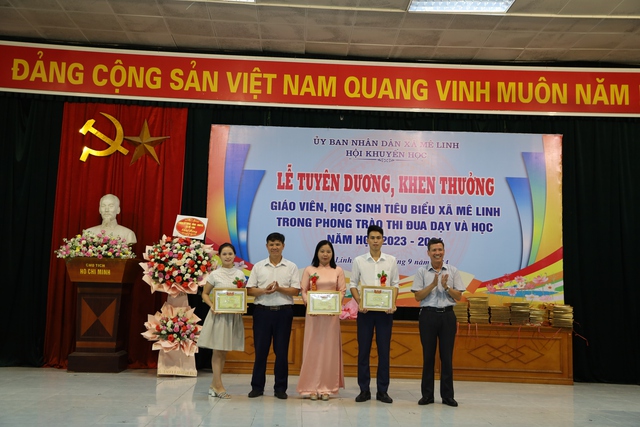 Hội Khuyến học xã Mê Linh tổ chức Lễ tuyên dương, khen thưởng cho giáo viên, học sinh có thành tích xuất sắc và học sinh trúng tuyển đại học năm học 2023-2024- Ảnh 4.