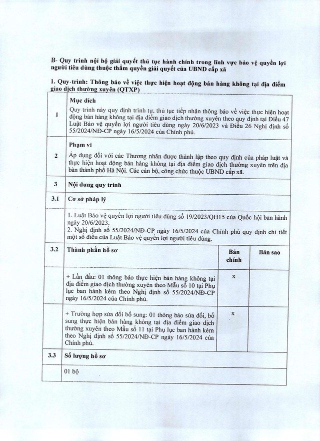 Thông báo niêm yết công khai quy trình nội bộ giải quyết thủ tục hành chính trong lĩnh vực bảo vệ người tiêu dùng- Ảnh 4.