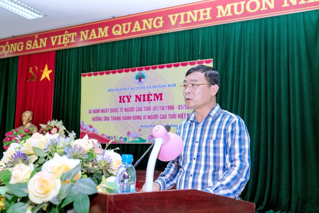 Hội Người cao tuổi xã Hoàng Kim tổ chức kỷ niệm 34 năm ngày Quốc tế Người cao tuổi (01/10/1990-01/10/2024). Hưởng ứng tháng hành động vì Người cao tuổi Việt Nam- Ảnh 3.